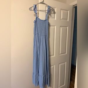 Zesica Light Blue Maxi Dress
